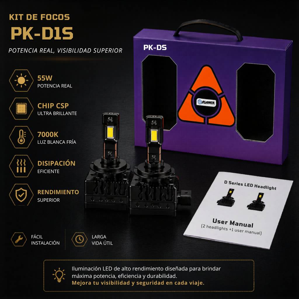 Kit Focos Led D1s Para Xenón Canbus Premium