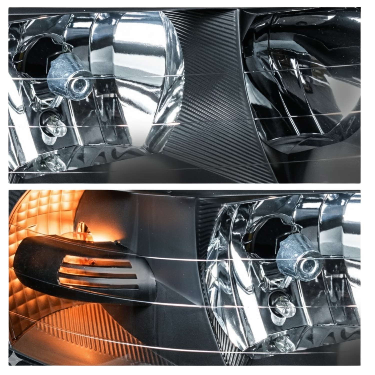 Par Faros Pointer 2000 A 2005 Fondo Negro Con foco Fastdrive
