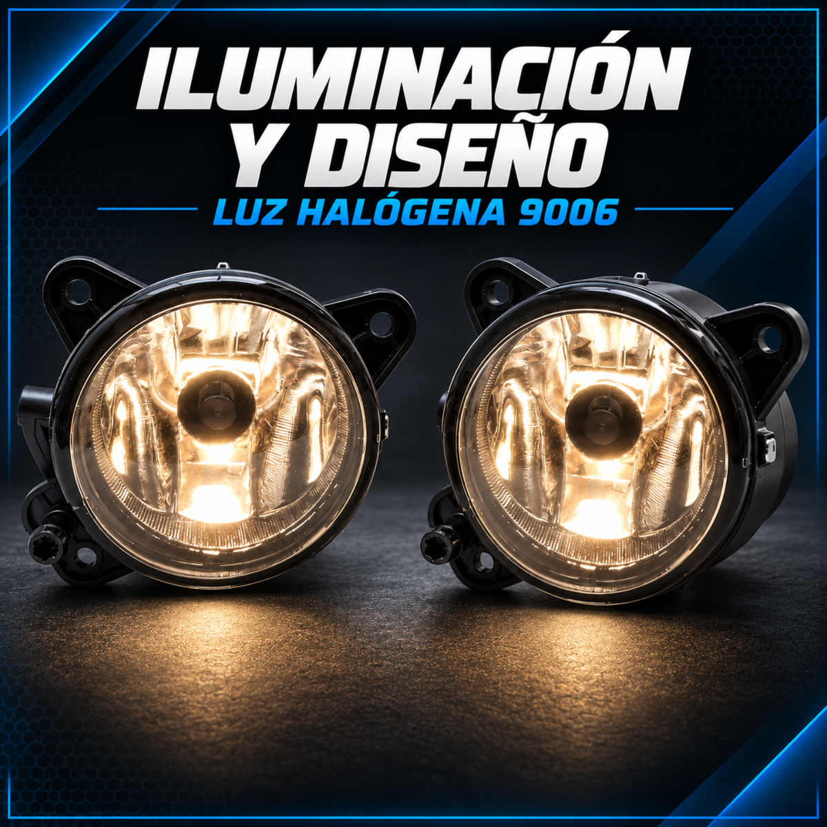 Kit de Faros de Niebla para Gol 2008 a 2012 Tipo Original con Focos