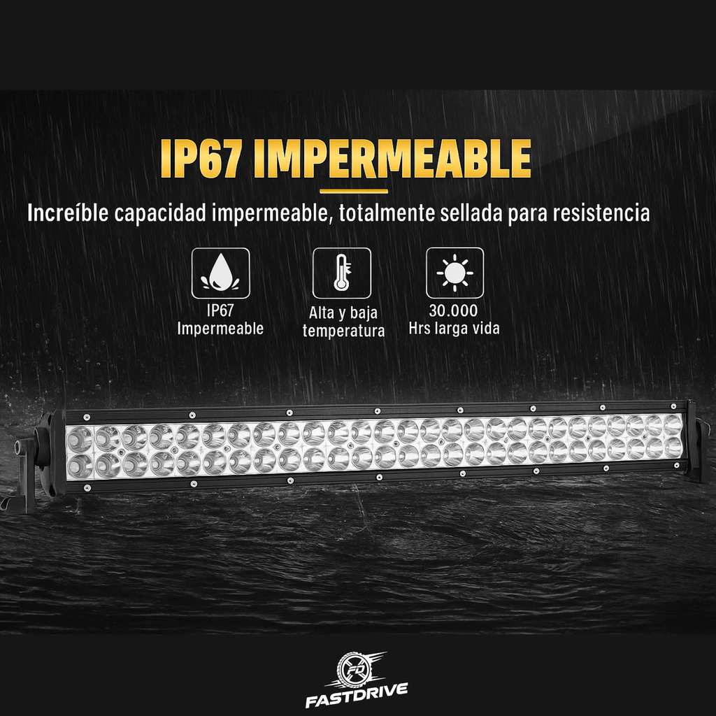 Barra De 60 Hiperled 31 Pulgadas Jeep 4x4 Fastdrive