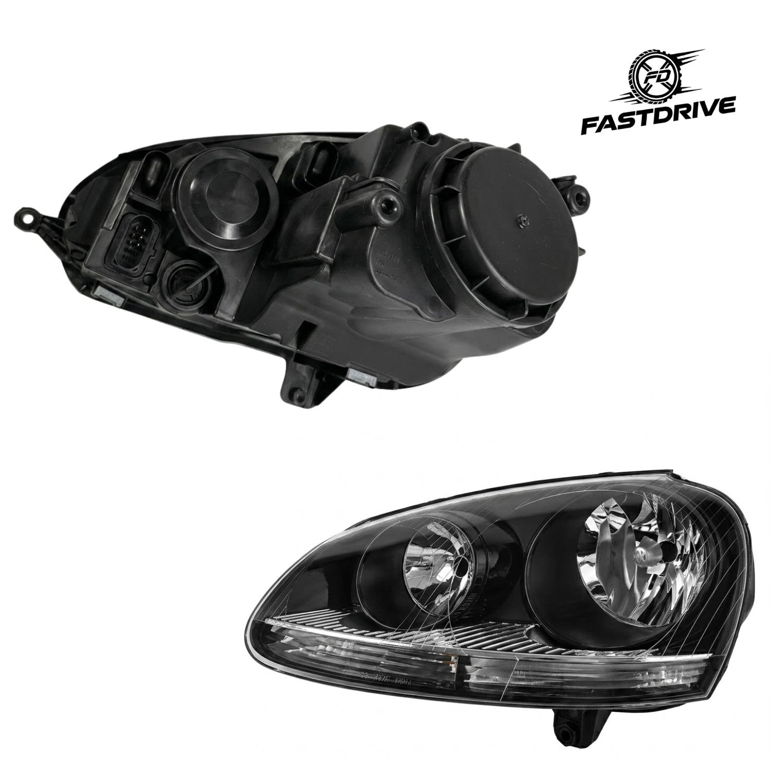 Par De Faros Negros Para Bora 2006 A 2010 Fastdrive