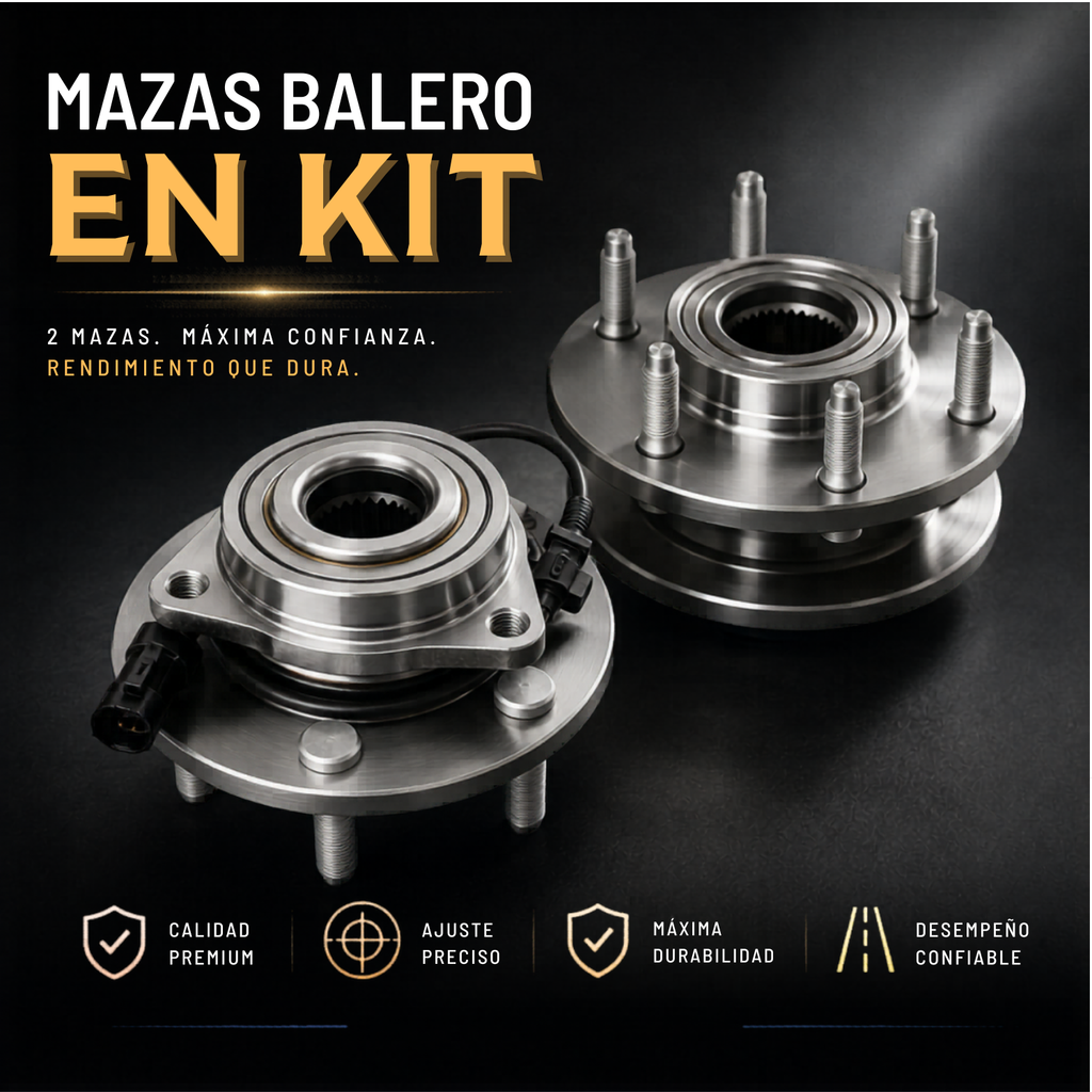 Kit 2 Mazas Balero Delantera Chevrolet Silverado 1999 A 2006