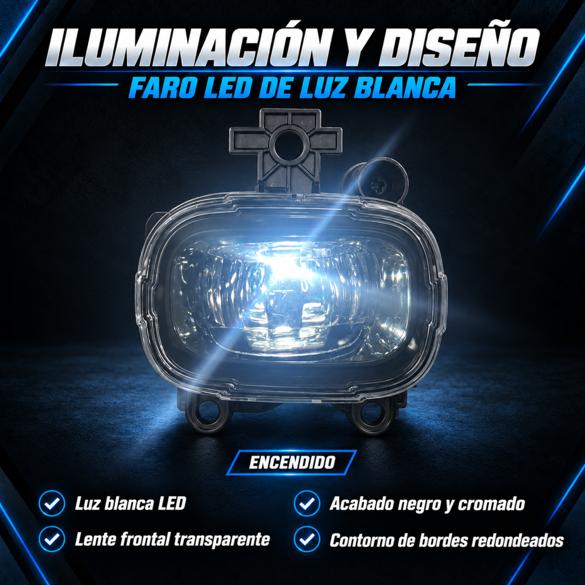 Kit de Faros de Niebla LED para NP300 Frontier 2022 a 2026