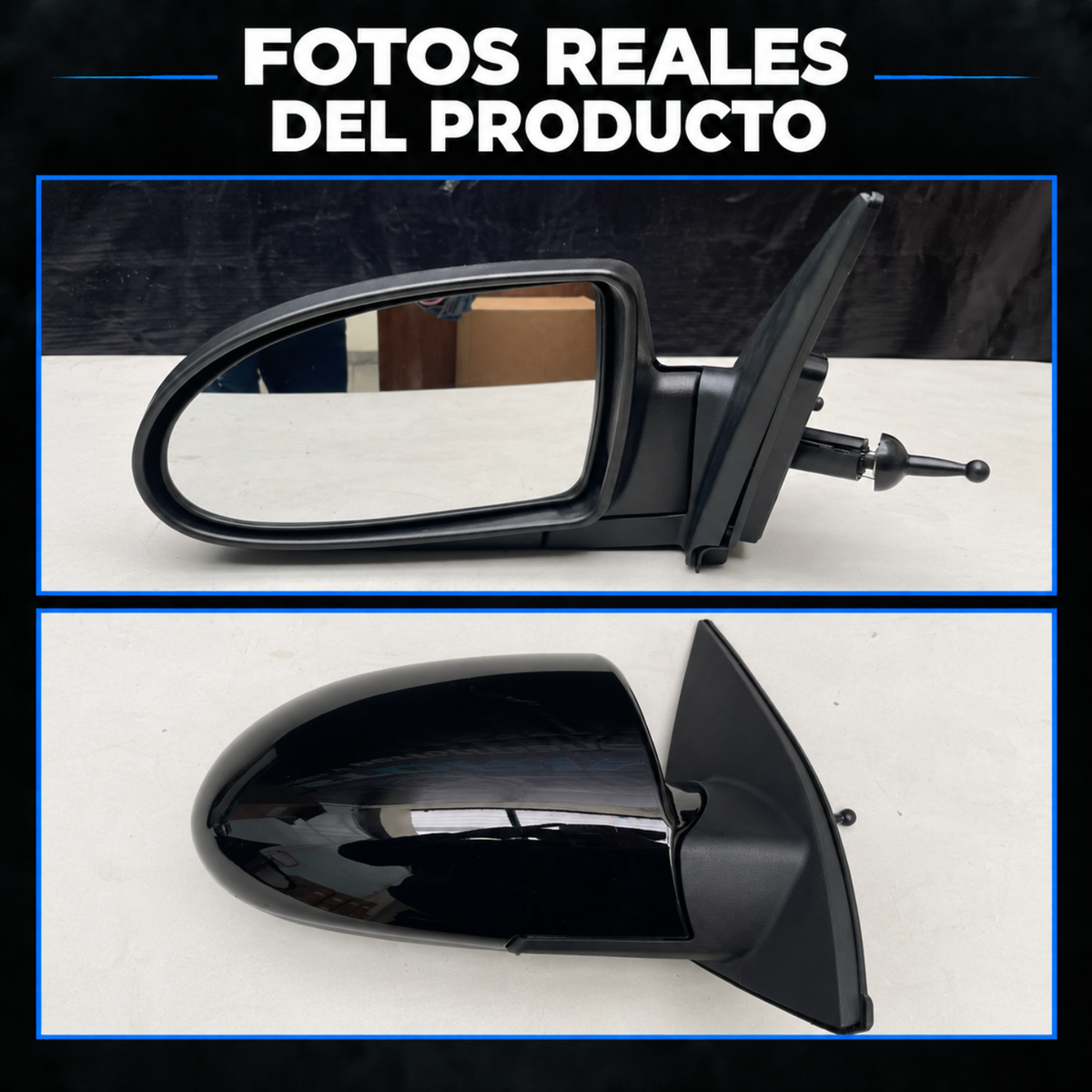 Par de Espejos Laterales Manuales para Dodge Attitude 2006 a 2011