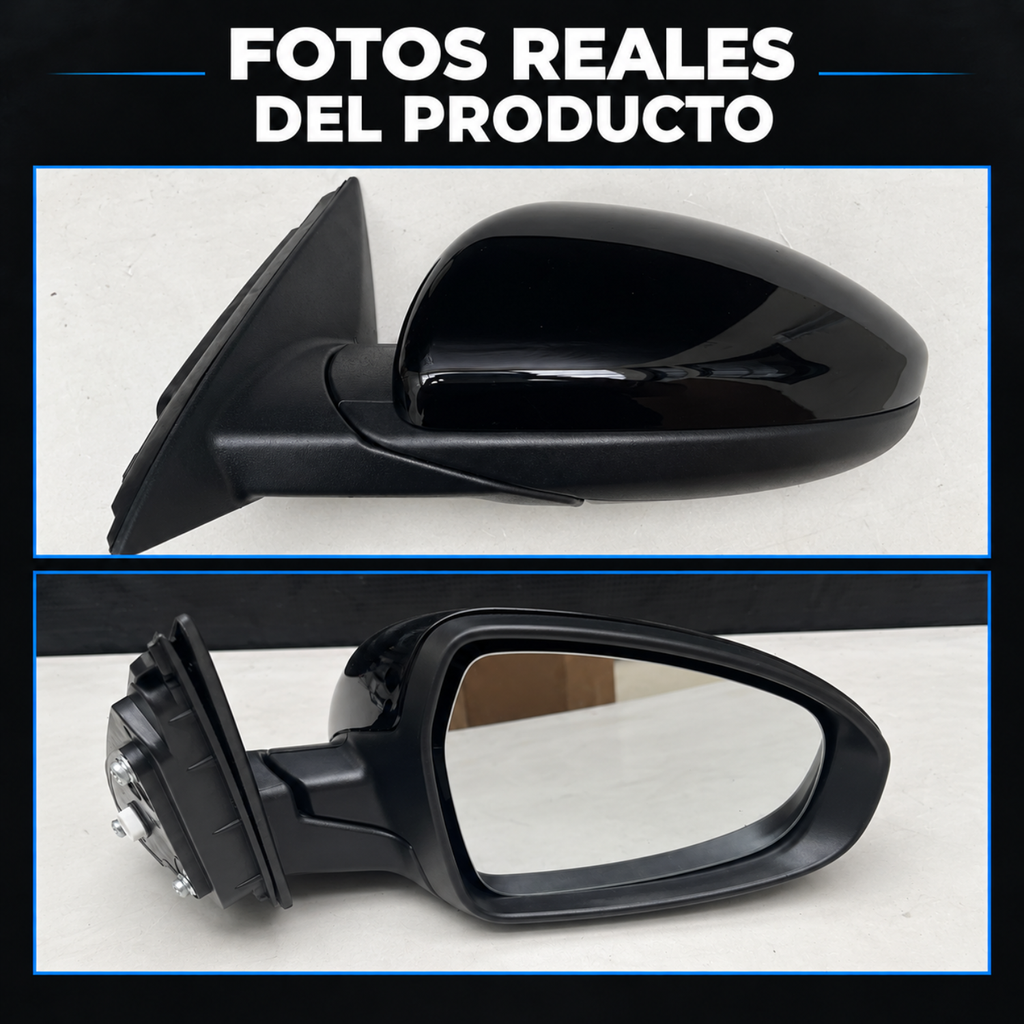 Par de Espejos Eléctricos para Kia Forte 2019 a 2024 de 3 Pines