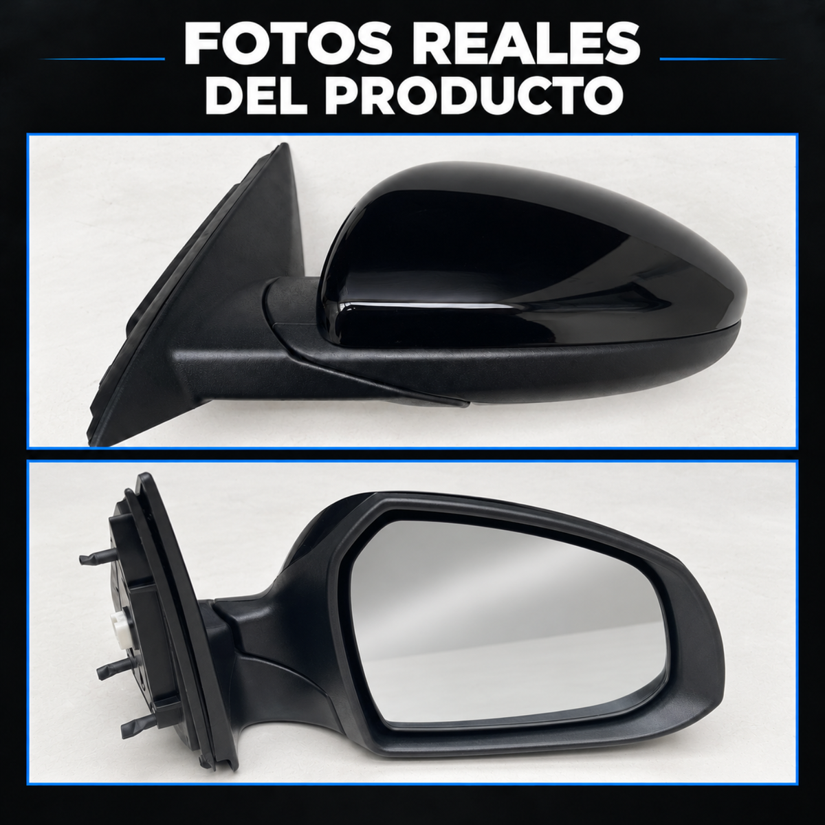 Par de Espejos Eléctricos para Hyundai Grand i10 2021 a 2025 de 3 Pines