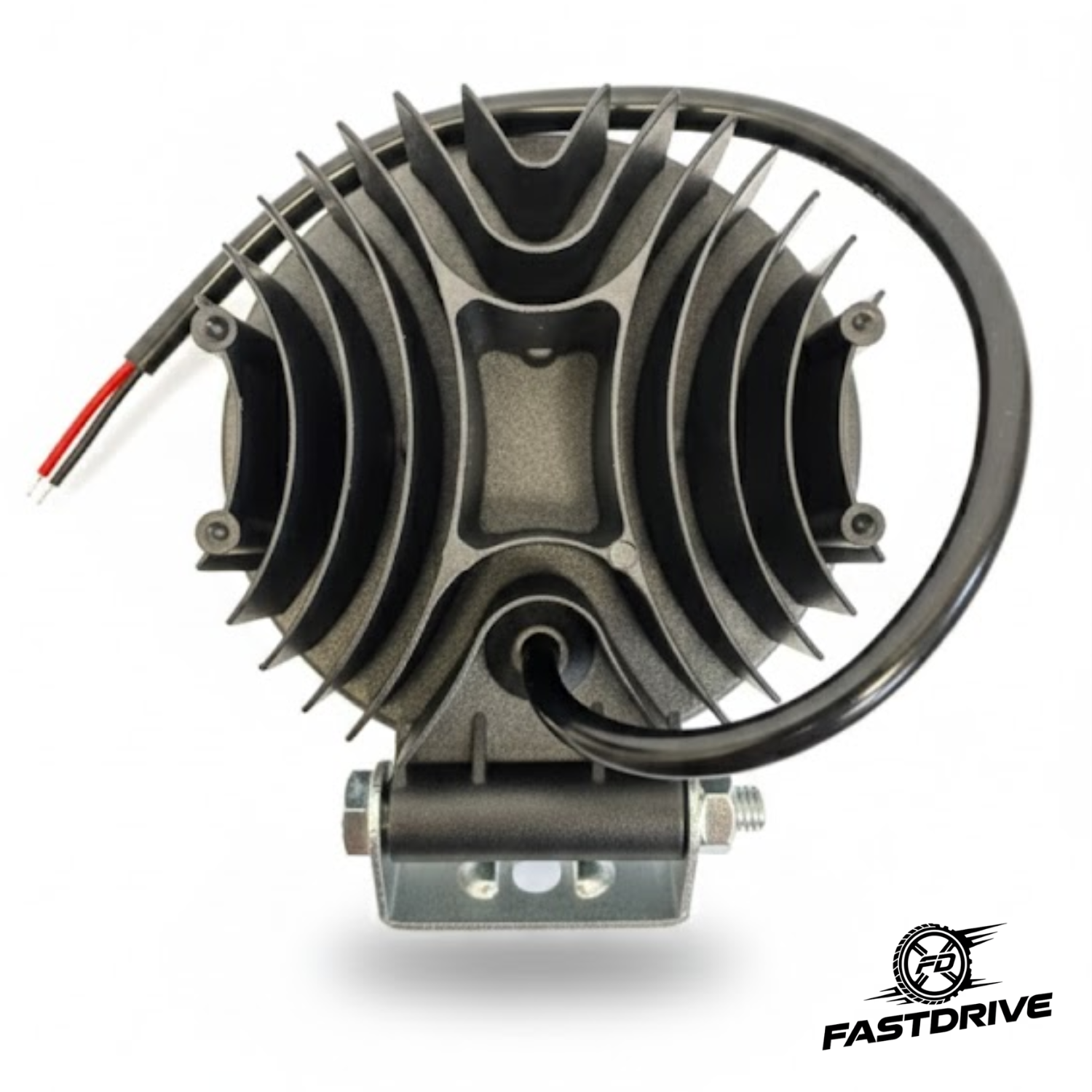 Par Faros Led Redondo 100% Aluminio Disipador Grueso