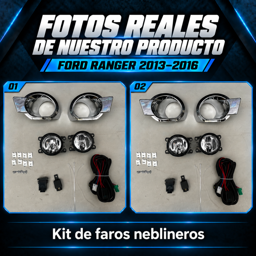 Kit de Faros de Niebla para Ranger 2013 a 2016