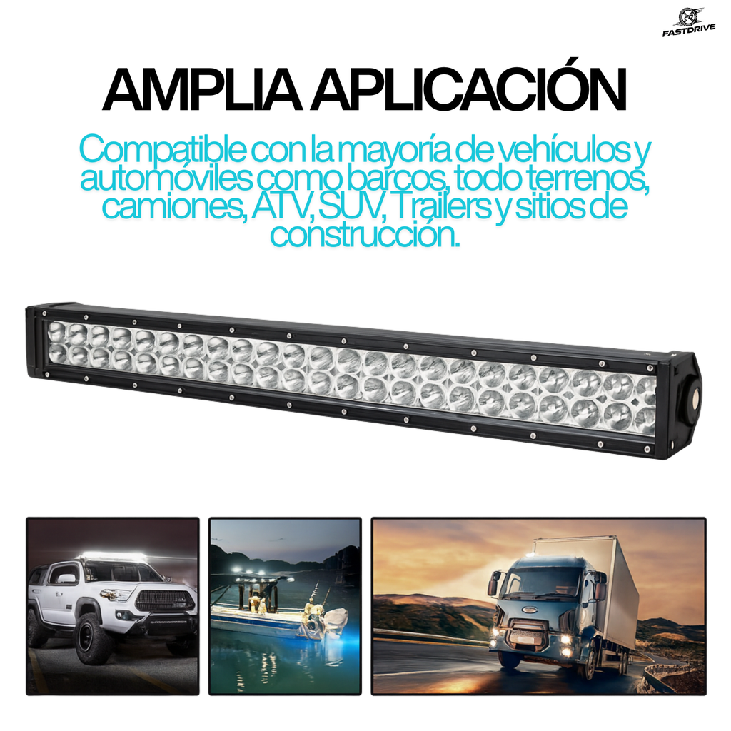 Barra De 60 Hiperled 31 Pulgadas Jeep 4x4 Fastdrive