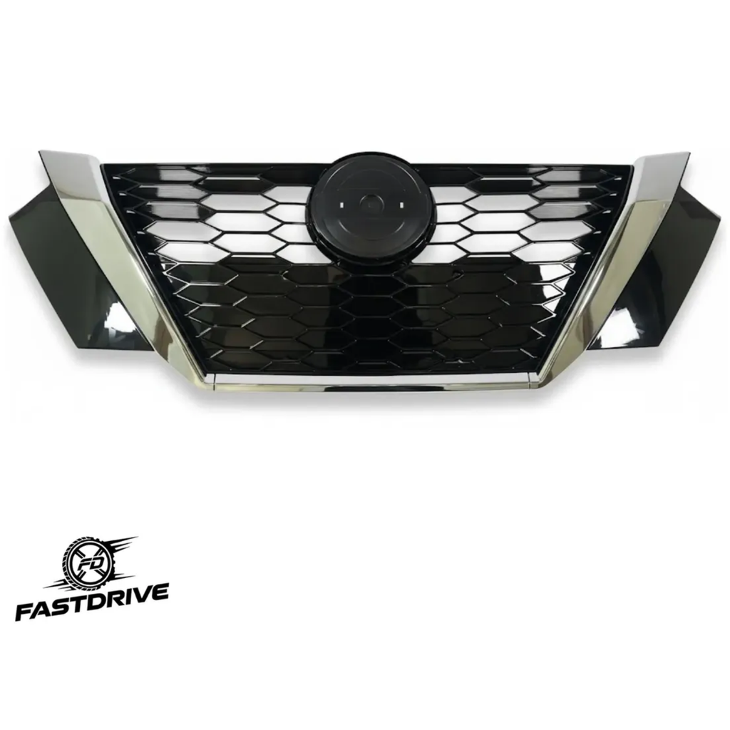 Parrilla Delantera Cromada para Nissan Sentra B18 2020 a 2024