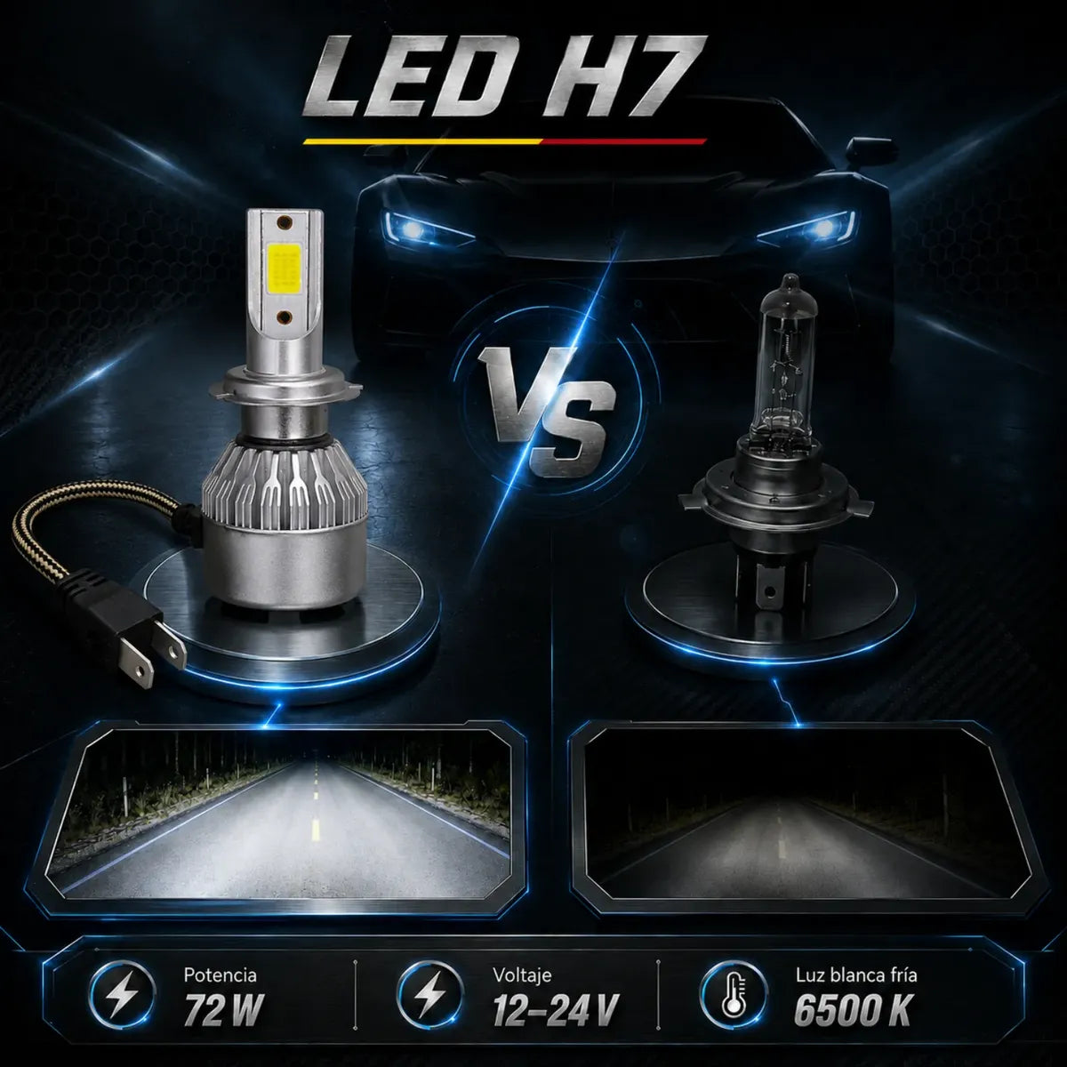 Kit De Focos Led S6 Para Faros luces principales
