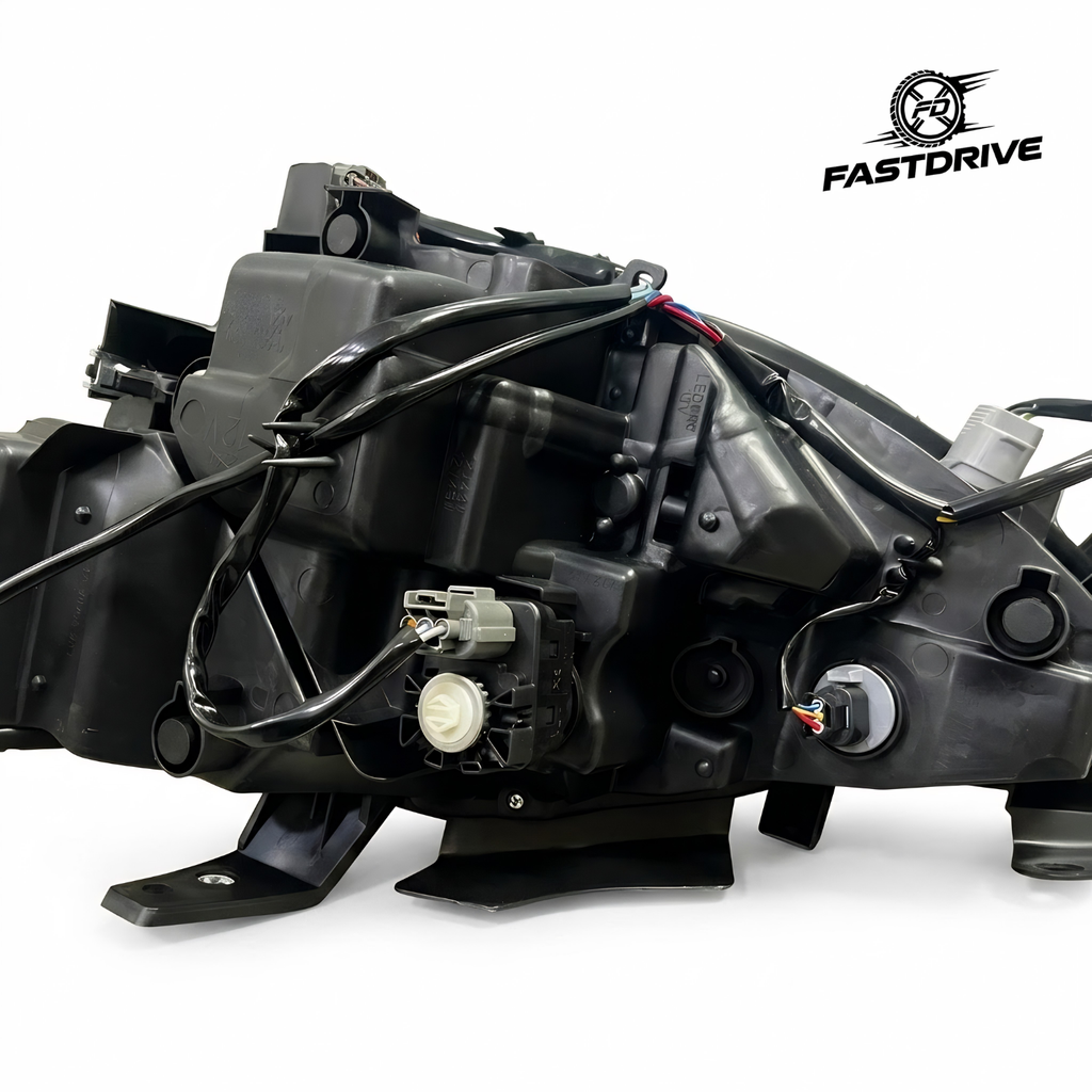 Par De Faros Para Mazda Cx5 2018 A 2021 Con Lupa Fondo negro