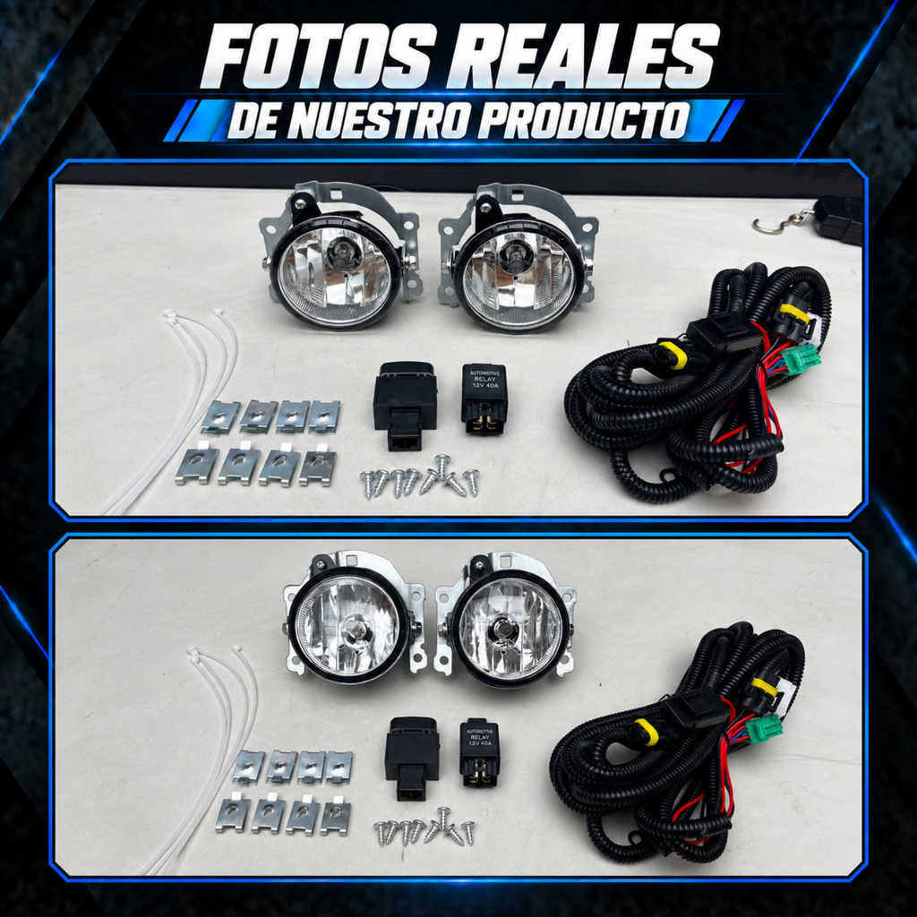Kit de Faros de Niebla para Mitsubishi Mirage 2017 a 2019 Tipo Original H16