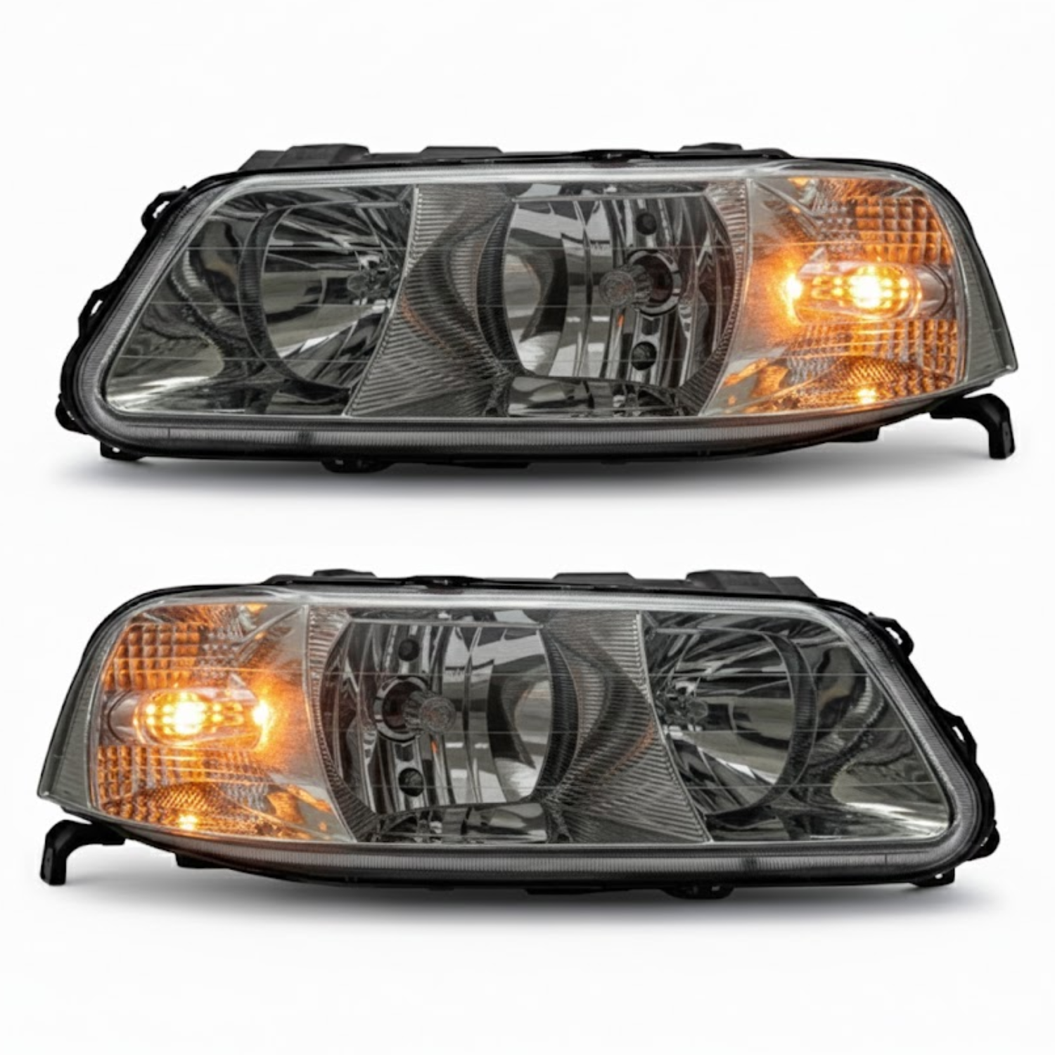 Par Faros Pointer Gti 2000 A 2005 Fondo Cromado Doble Foco