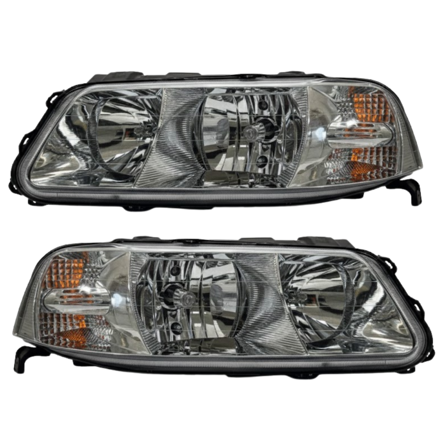 Par Faros Pointer Gti 2000 A 2005 Fondo Cromado Doble Foco