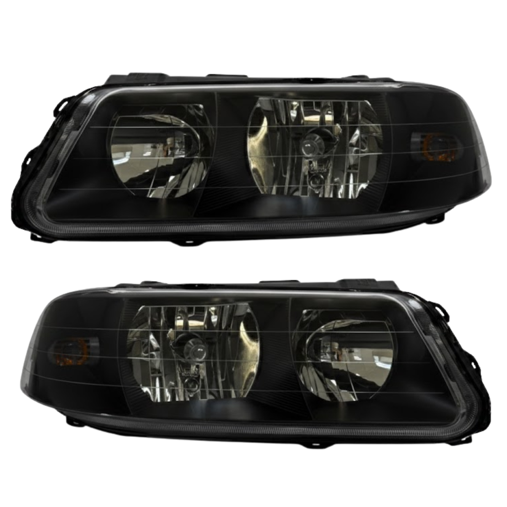 Par De Faros Pointer Gti Negro 2000 A 2005 Con foco Fastdrive