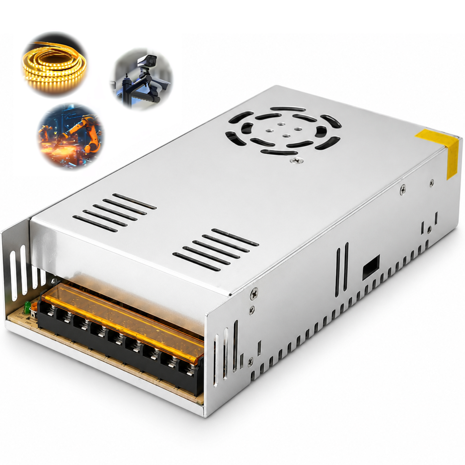Fuente De Poder Conmutada 12V 40A 480W Aluminio Alta Eficiencia