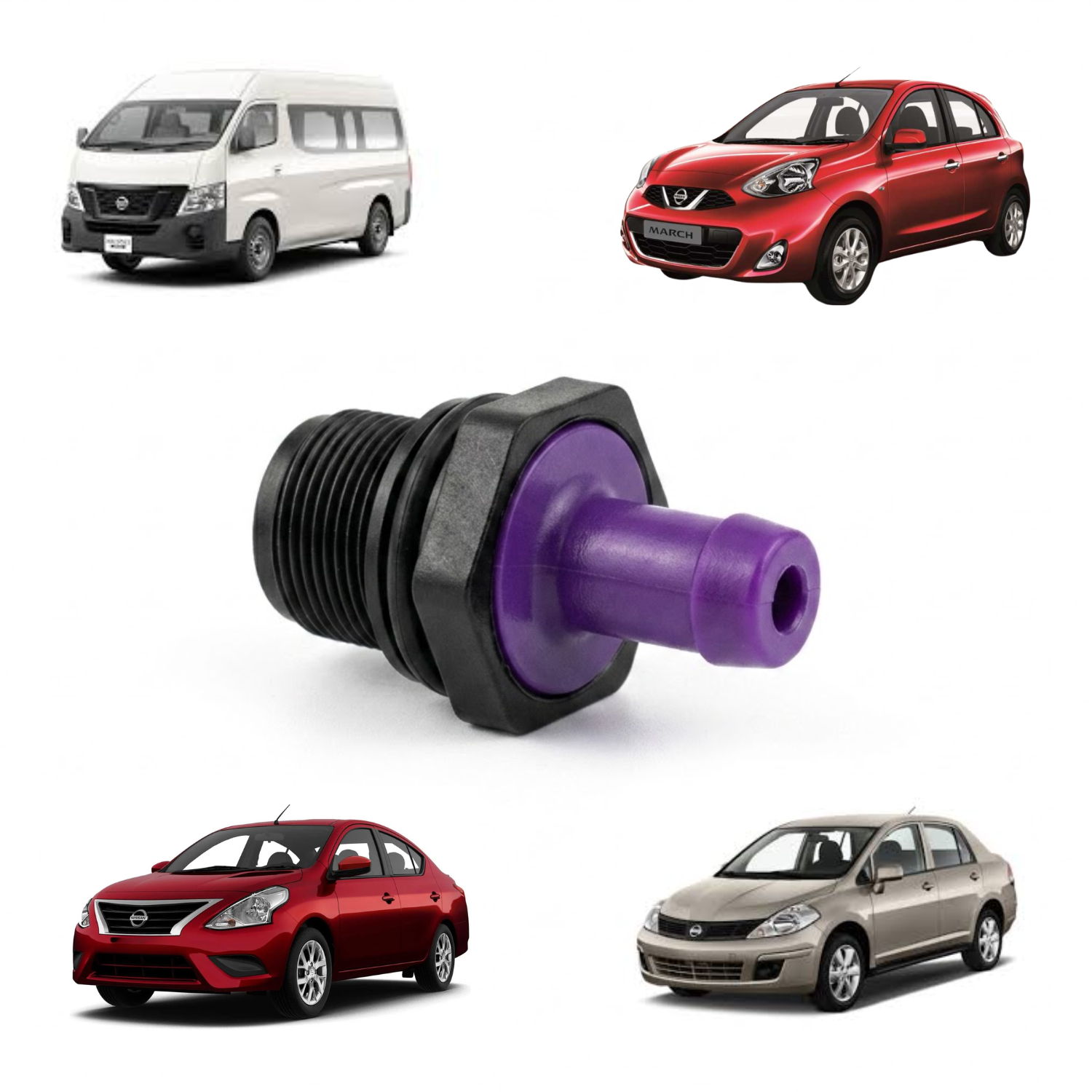 Válvula Pcv Para Nissan Versa Urvan Tiida Sentra March