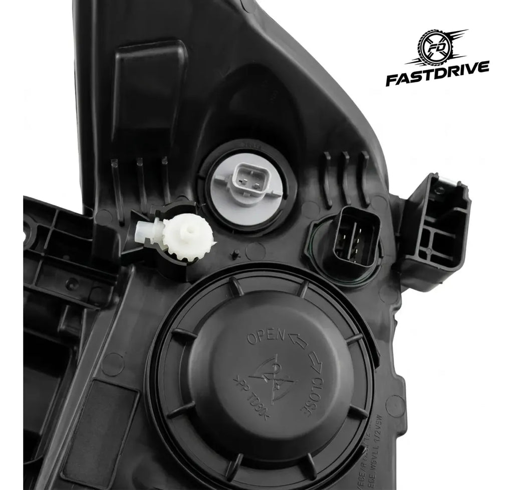 Par de Faros para Chevrolet Sonic LS y LT 2012 a 2016 Cromados de 3 Pines
