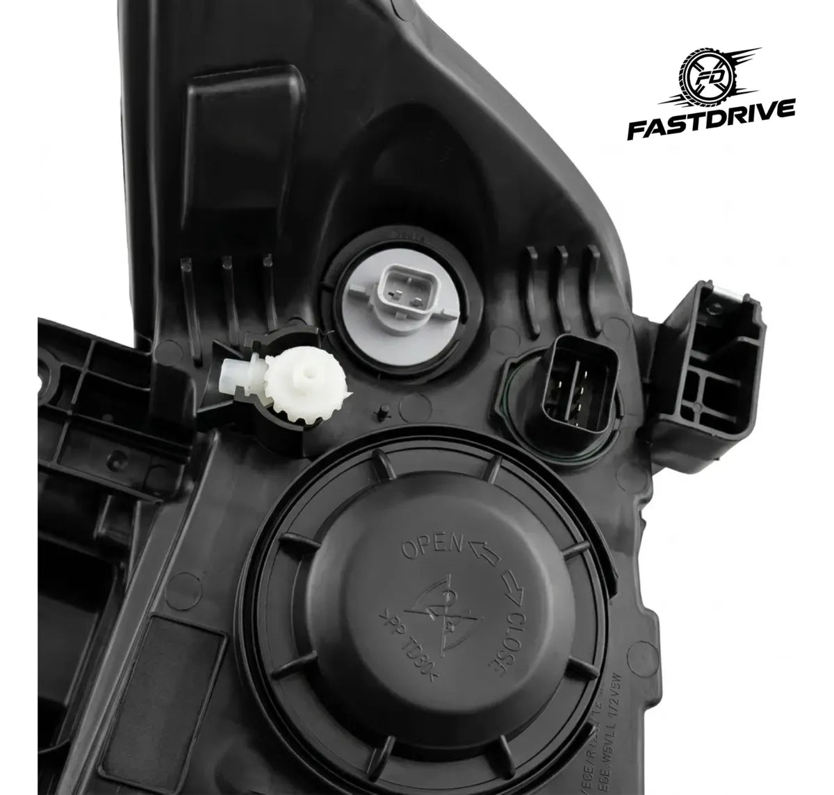 Par de Faros para Chevrolet Sonic LS y LT 2012 a 2016 Cromados de 3 Pines