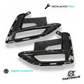 Par De Rejillas Sentra B18 2021 A 2025 Con Hoyo Fastdrive