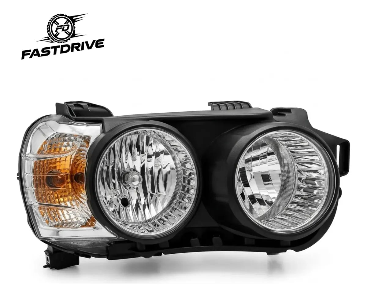 Par de Faros para Chevrolet Sonic LS y LT 2012 a 2016 Cromados de 3 Pines