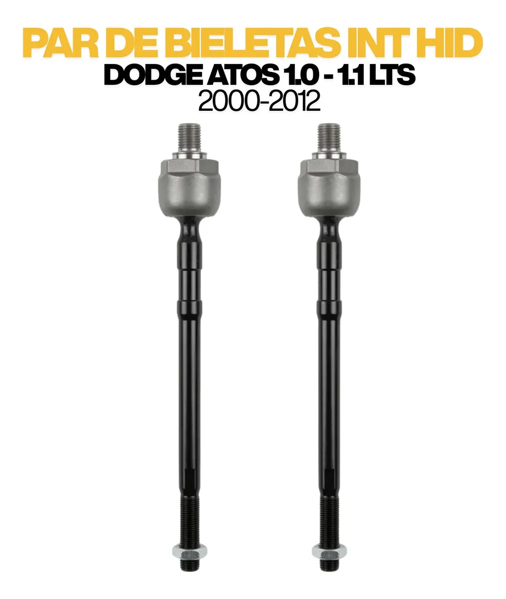 Par de Bieletas para Dodge Atos 2001 a 2012 1.0L y 1.1L Dirección Hidráulica