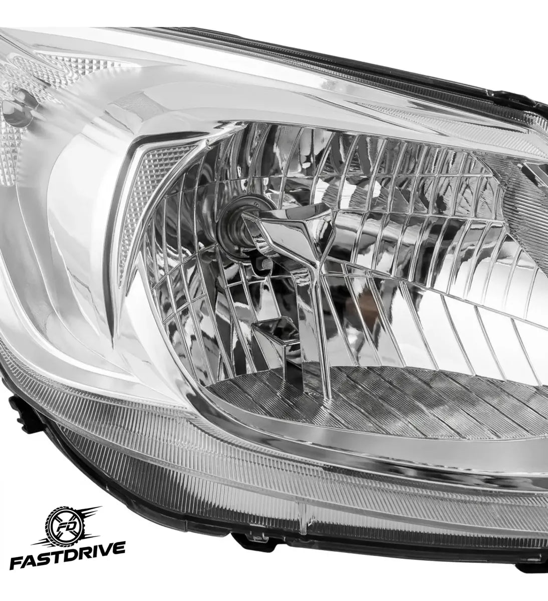 Par De Faros Aveo 2018 A 2023 Cromado C/motor Fastdrive