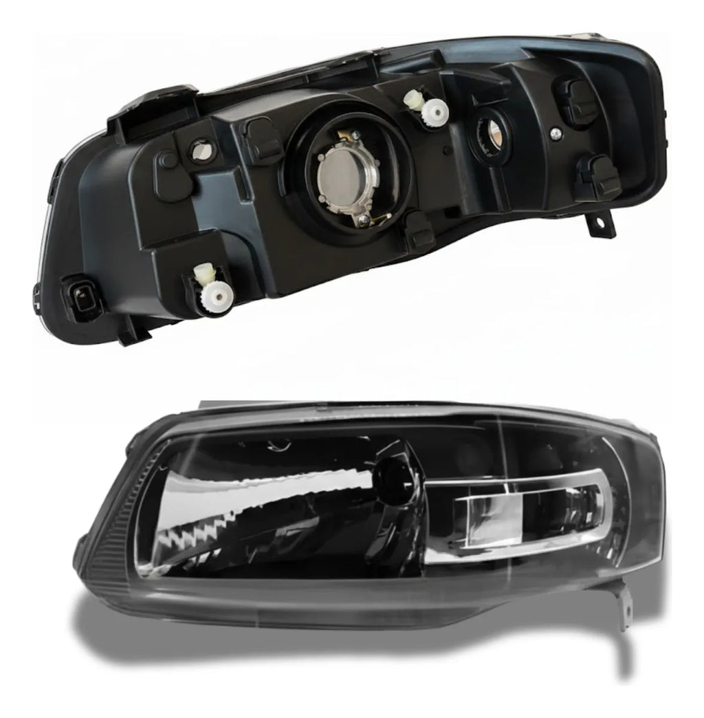 Par De Faros Vw Pointer Gt Fondo Negro 2006 A 2009 Fastdrive