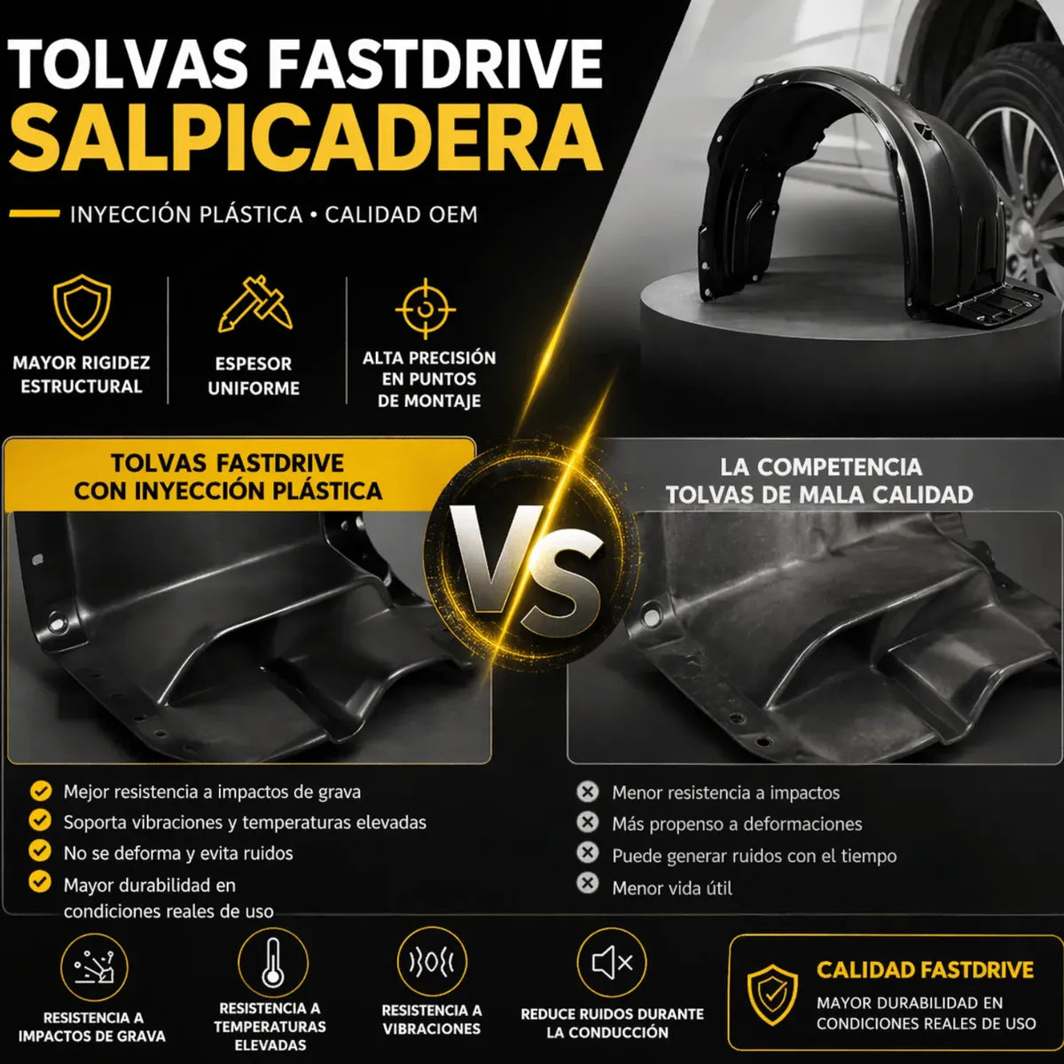 Tolva Izquierda Nissan Versa 2012 A 2019 Fastdrive