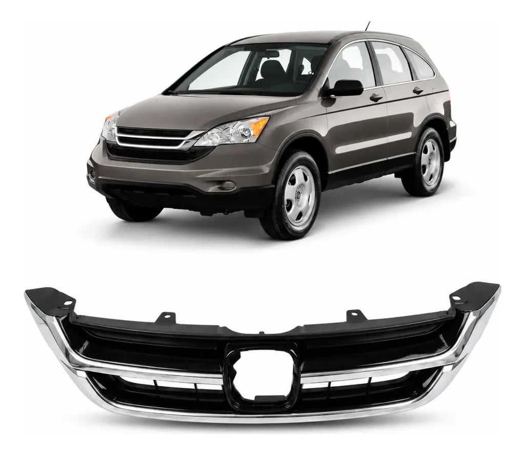 Parrilla Delantera para Honda CR-V 2010 a 2011 con Filo Cromado
