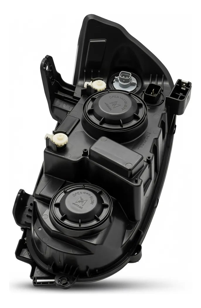 Par de Faros para Chevrolet Sonic LS y LT 2012 a 2016 Cromados de 3 Pines