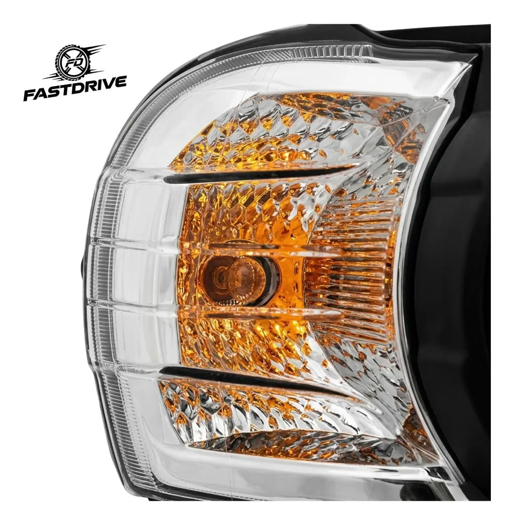 Par de Faros para Chevrolet Sonic LS y LT 2012 a 2016 Cromados de 3 Pines