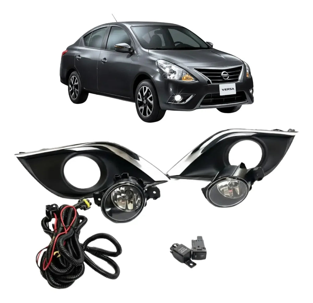 Kit de Faros Niebla Versa 2015 A 2019 V-drive 2020 A 2025