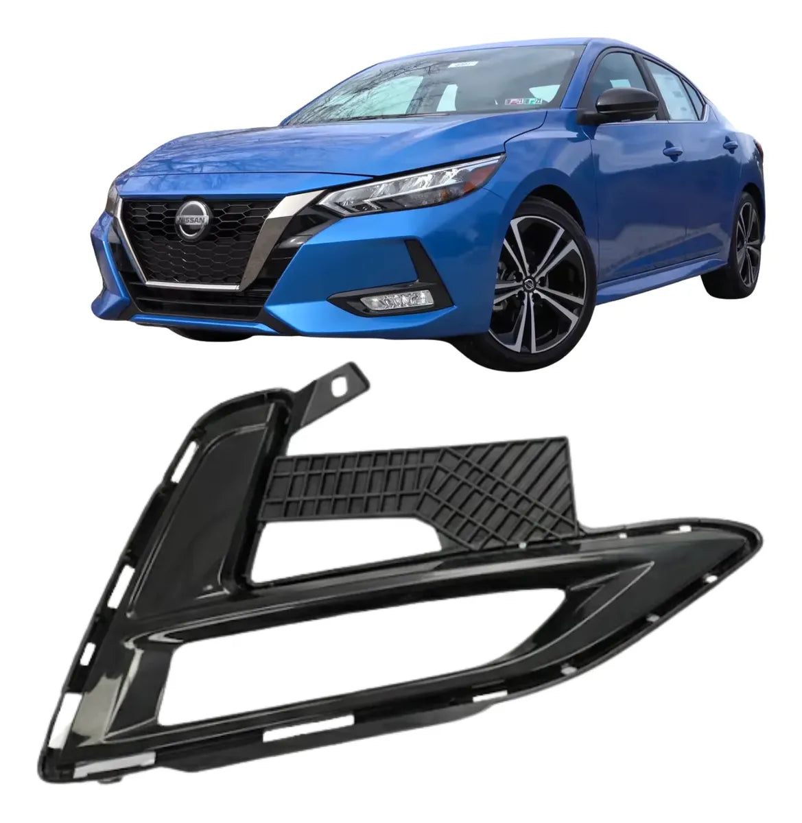 Par De Rejillas Sentra B18 2021 A 2025 Con Hoyo Fastdrive