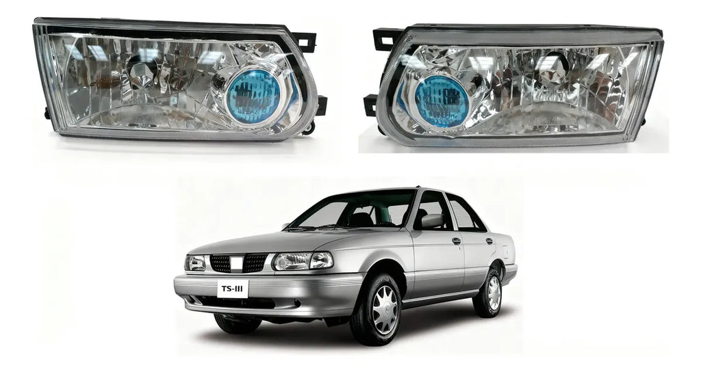 Par De Faros Delanteros Para Tsuru 3 Ts-iii 2005 A 2017