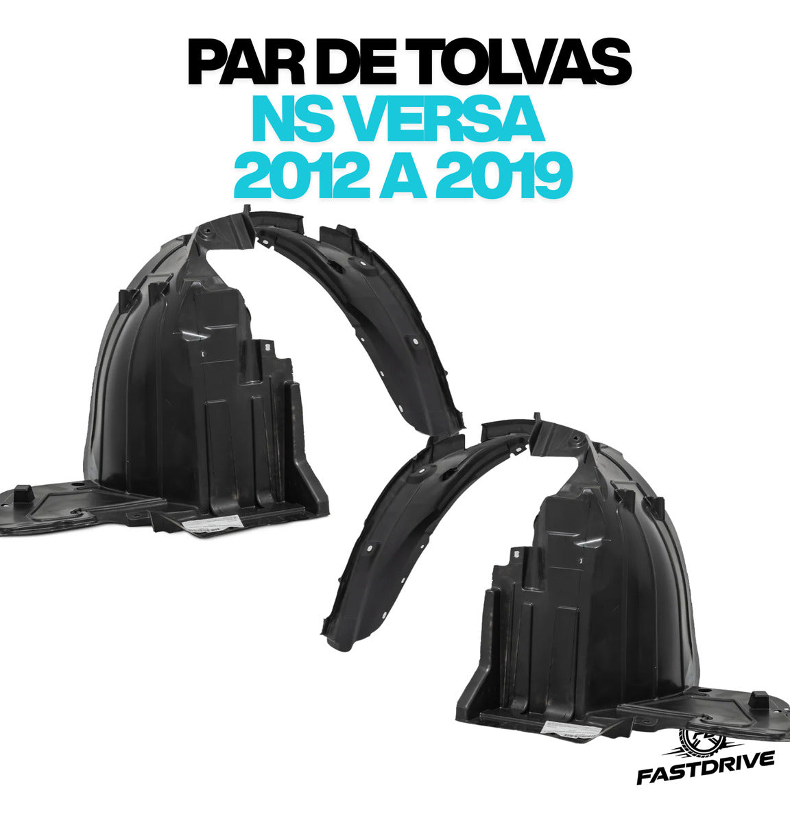 Par De Tolvas Salpicadera Nissan Versa 2012 A 2019 Fastdrive