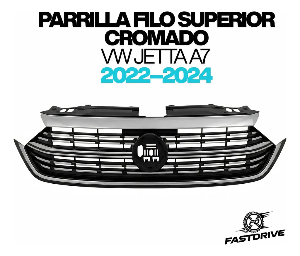 Parrilla Jetta A7 2022 A 2024 F/cromo Trendline Comfortline